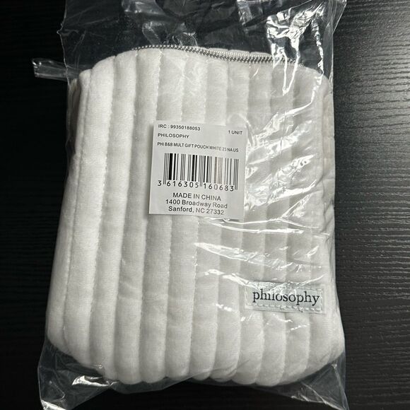 Philosophy 5 Piece Winter Skincare Routine with Quilted White Zipper Pouch - Picture 5 of 7